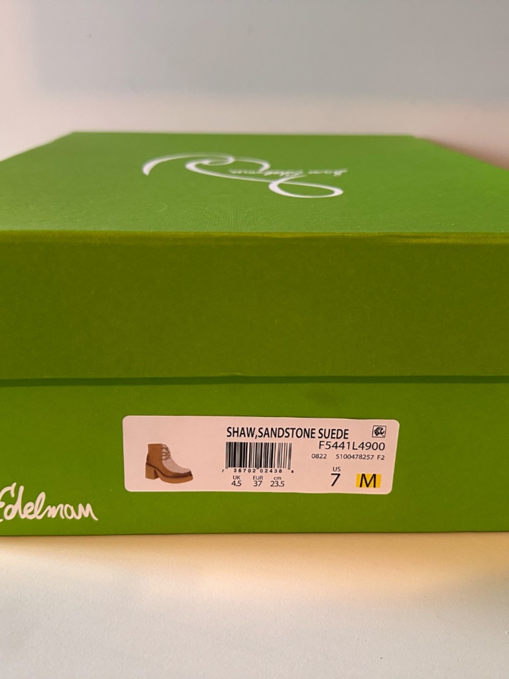 Sam Edelman Shaw Sandstone Suede 7 M NIB - Picture 8 of 8
